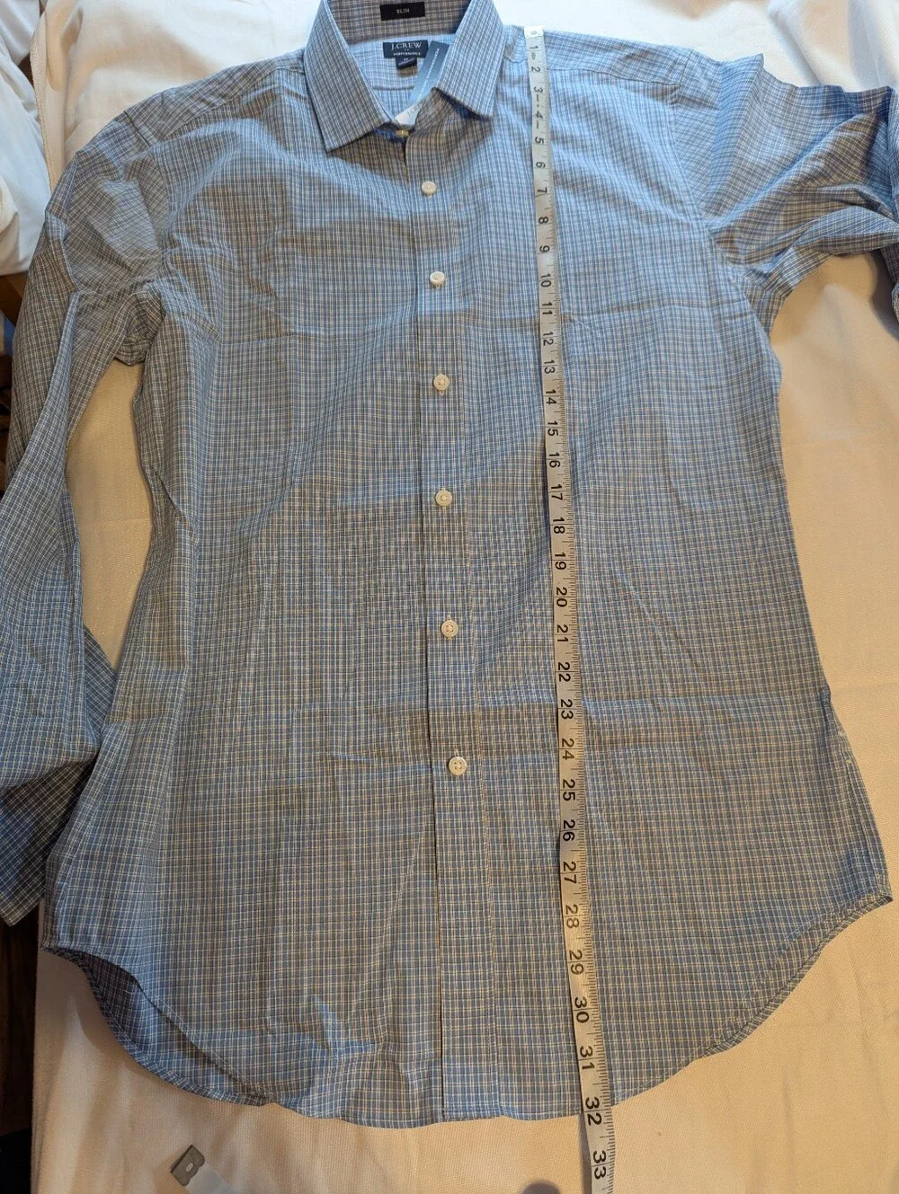 Men's J Crew Performance Slim Fit Dress Shirt Size Medium BNWT